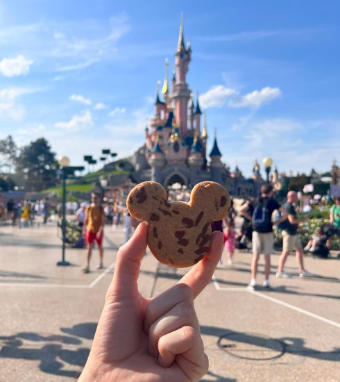 Disney castle cookie