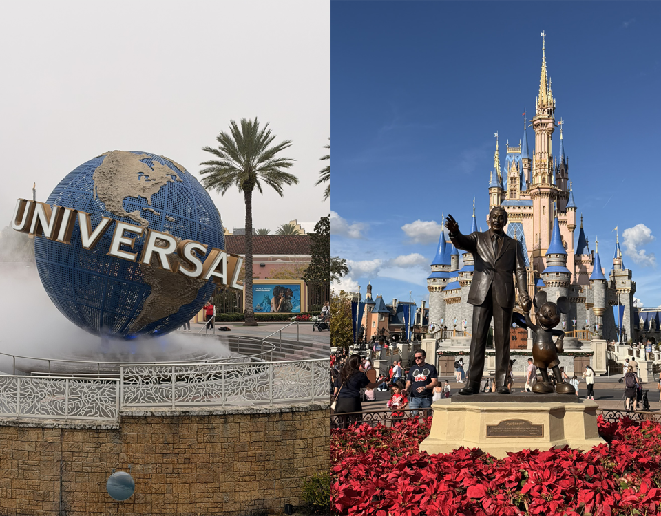 Universal studios & Disneyworld Orlando